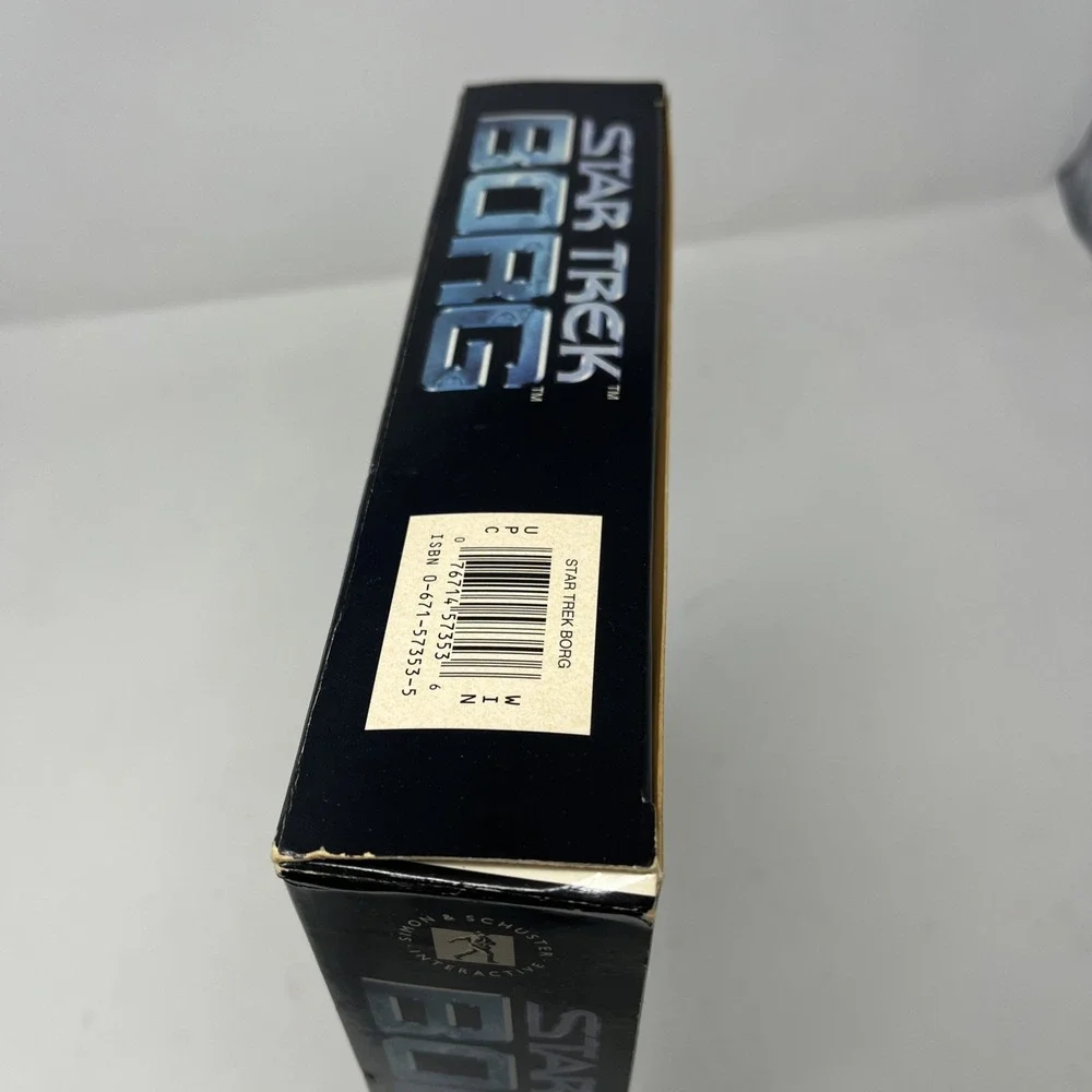 VINTAGE Star Trek Borg 1996 PC Game - Interactive Movie w/ Big Box 3-Disc Set
